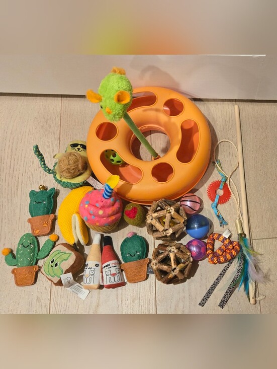 Other - Assorted Cat Toys - Wand, Plushies, Balls, And More!
